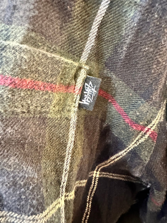 Stussy Shirt Large Dark green, black, red, white