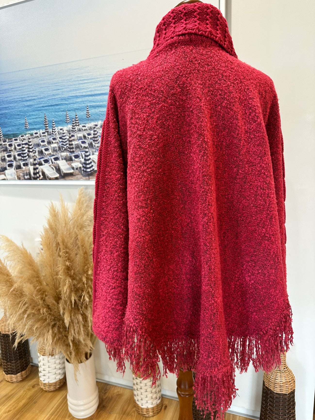 [SALE] Poncho - Hot Pink - One Size