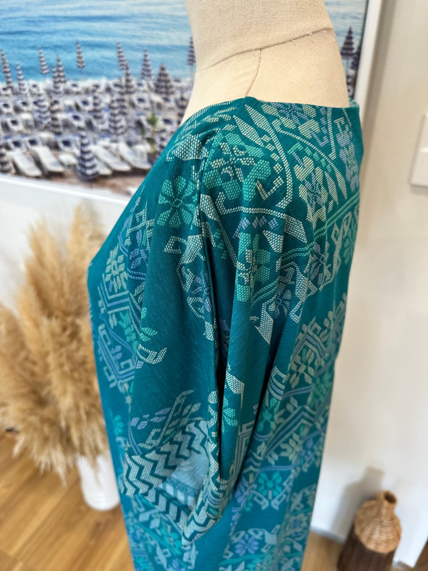 [SALE] Tigerlily Dress - Short Sleeve - Medium - Teal