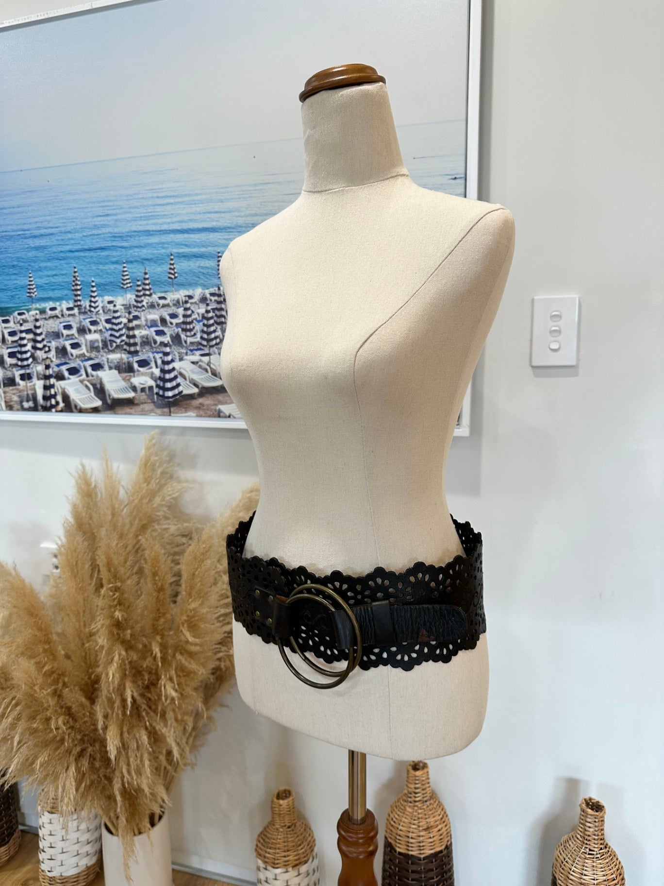 [SALE] Belt Brown - Wave feature