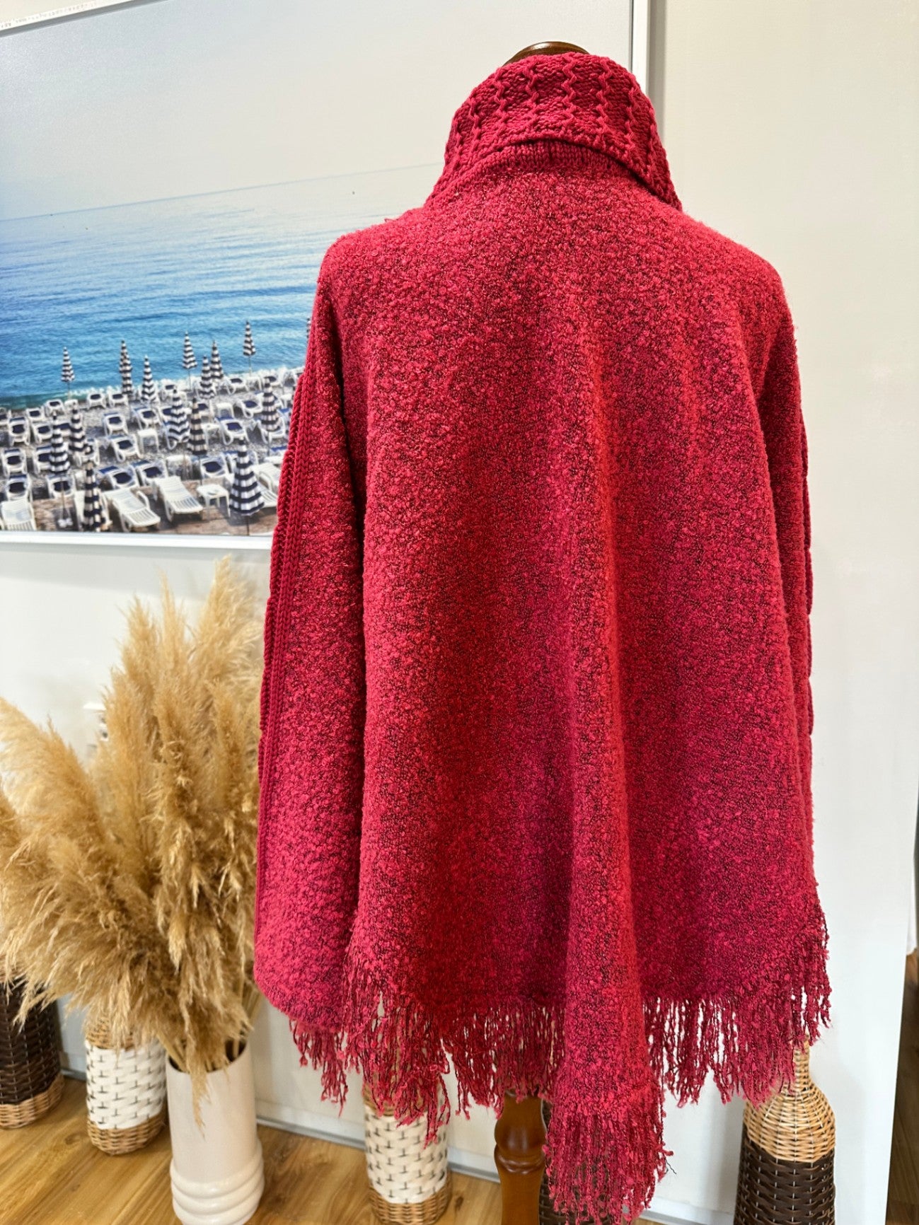 [SALE] Poncho - Hot Pink - One Size