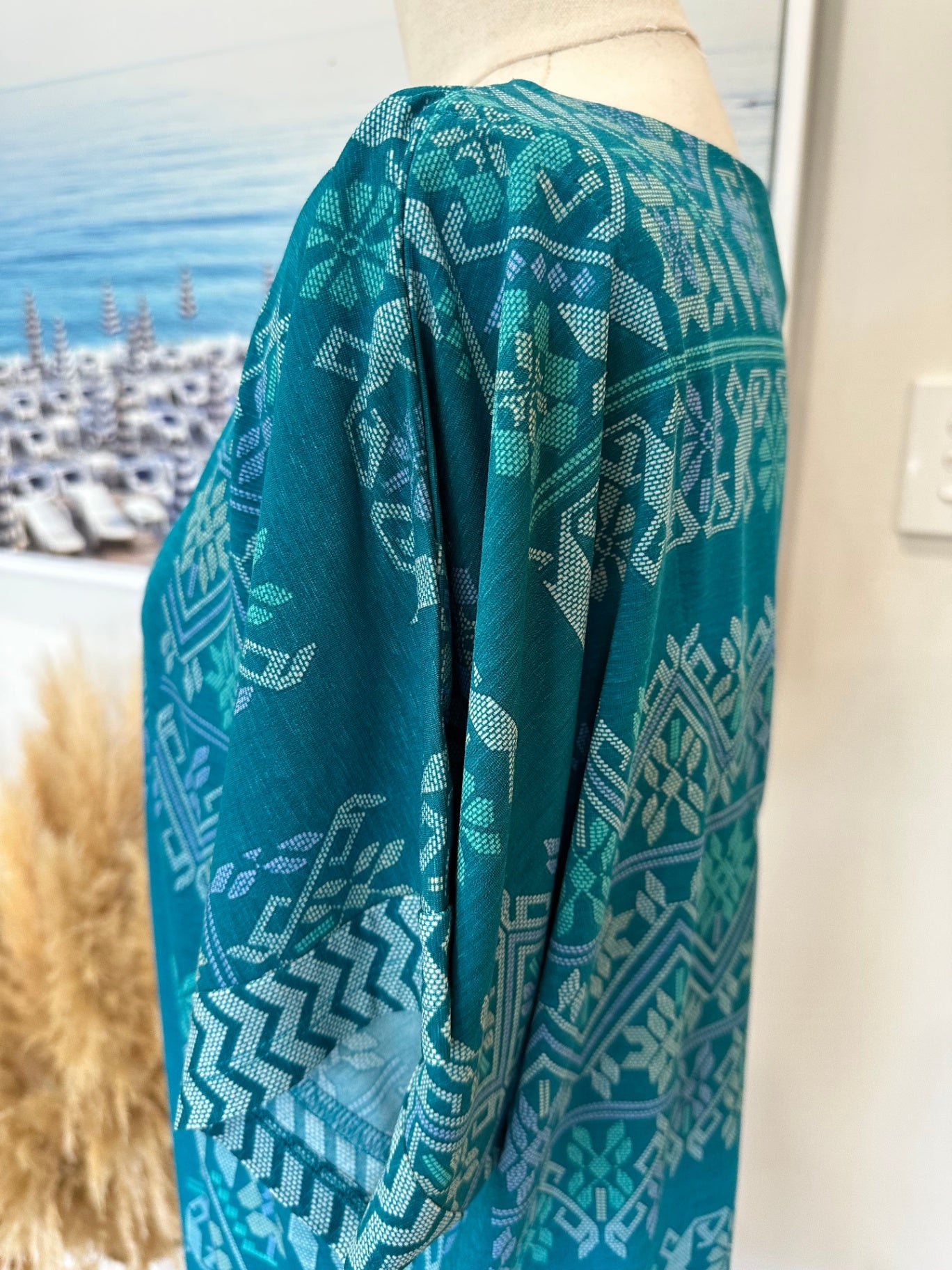 [SALE] Tigerlily Dress - Short Sleeve - Medium - Teal