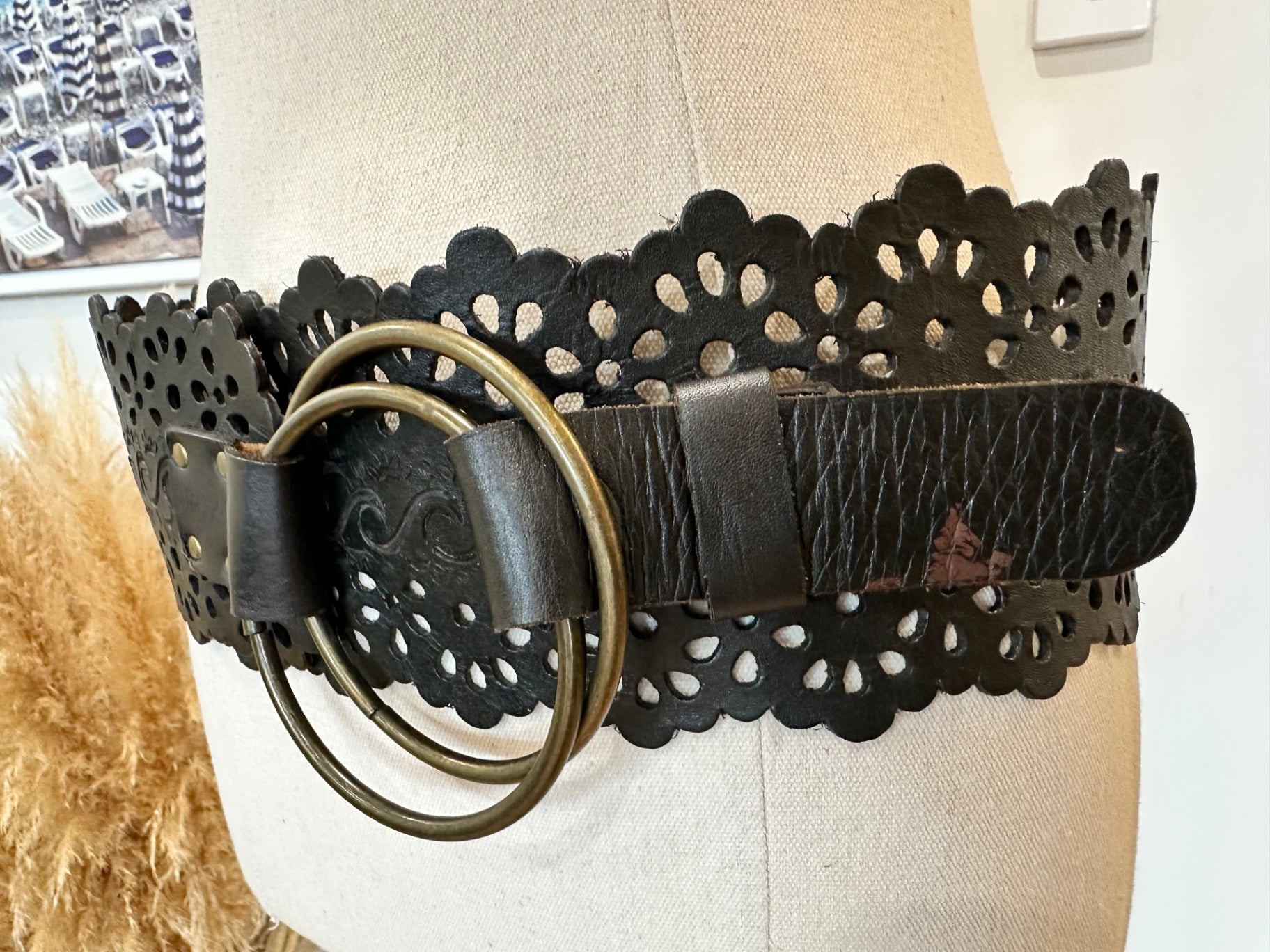 [SALE] Belt Brown - Wave feature