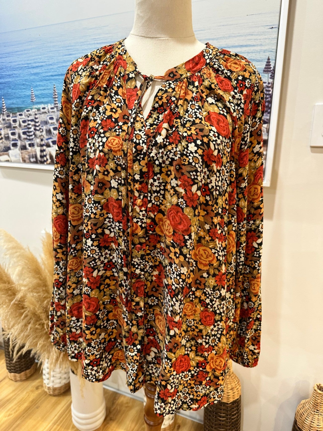 [SALE] Dotti Blouse 8 Autumn Tones