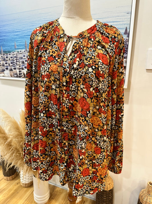 [SALE] Dotti Blouse 8 Autumn Tones