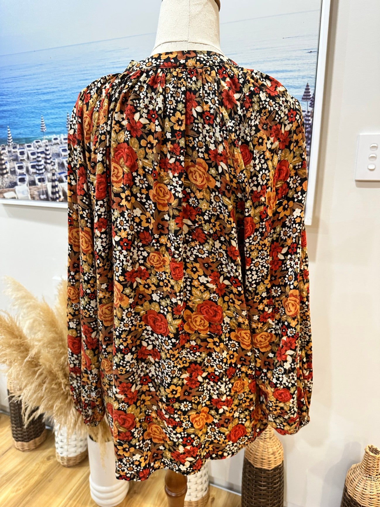 [SALE] Dotti Blouse 8 Autumn Tones