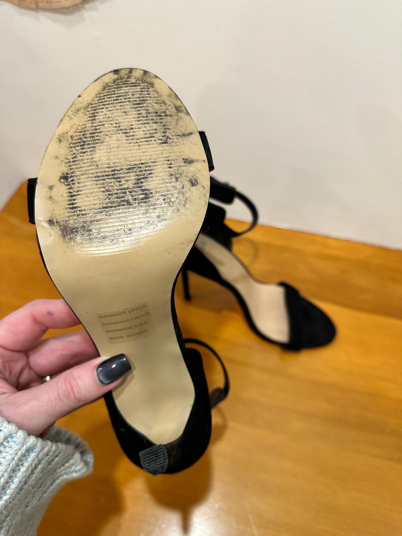 [SALE] Novo High-heeled Sandals 7 Black