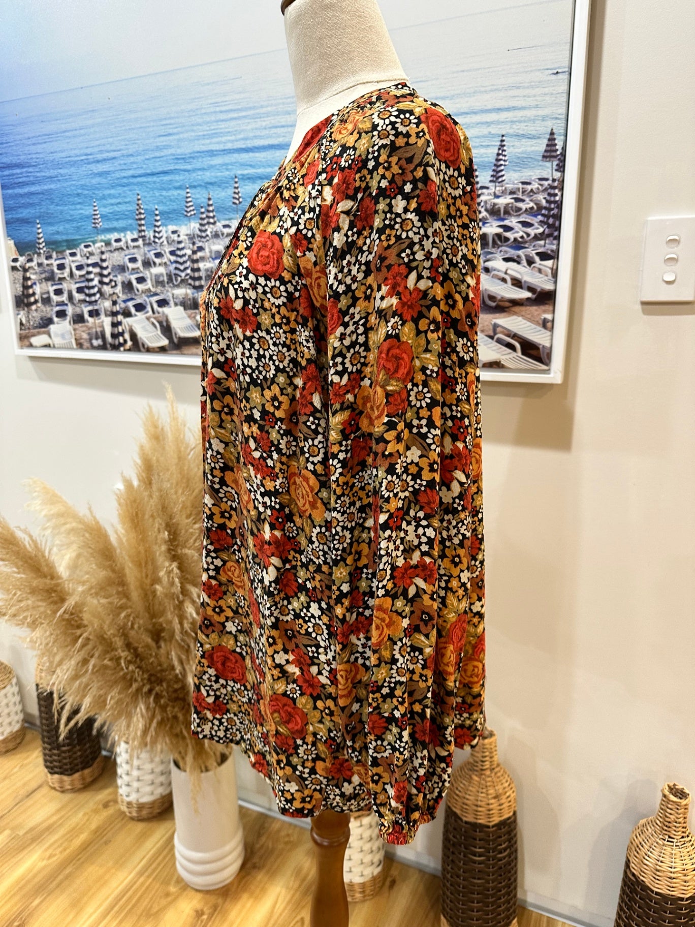 [SALE] Dotti Blouse 8 Autumn Tones