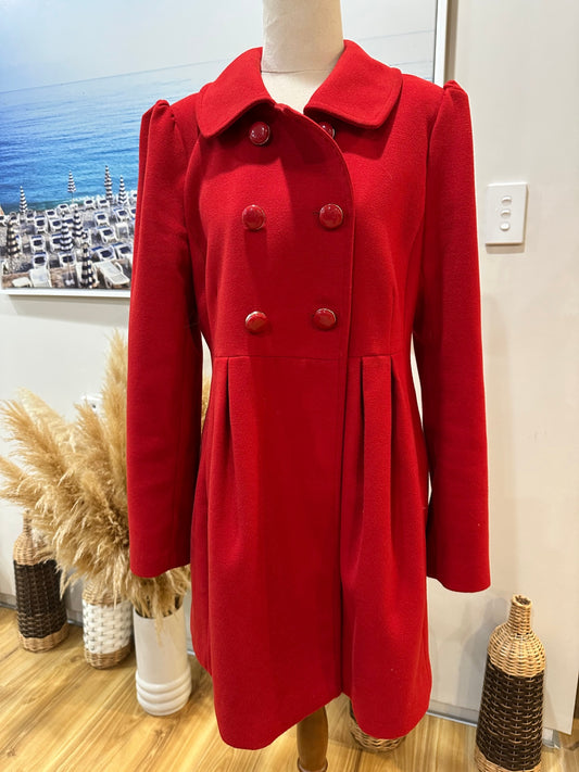 [SALE] Forever New Coat 12 Red