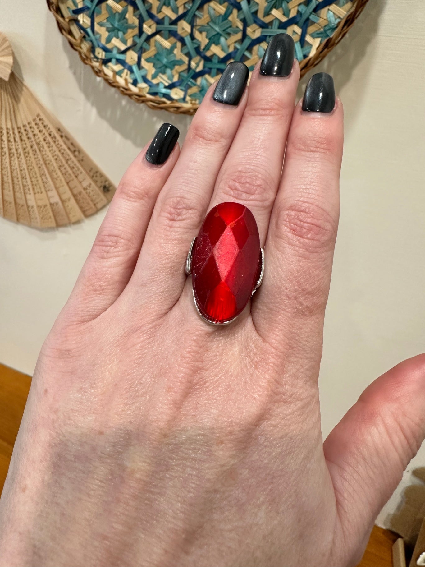 Red Cocktail Ring