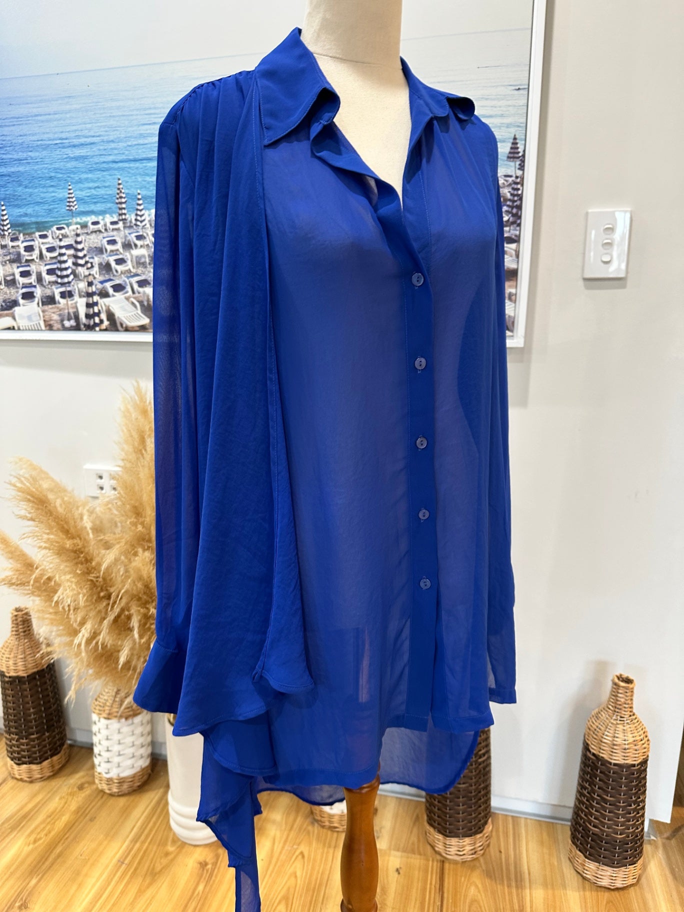 [SALE] Repertoire Blouse 10 Blue