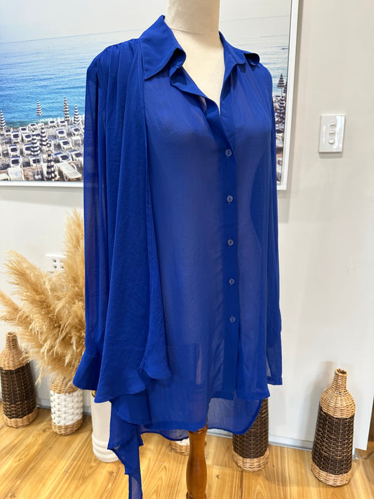 [SALE] Repertoire Blouse 10 Blue