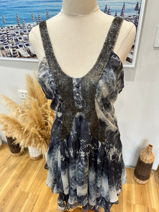 [SALE] Sass & Bide Dress 10 Grey - Y2K era