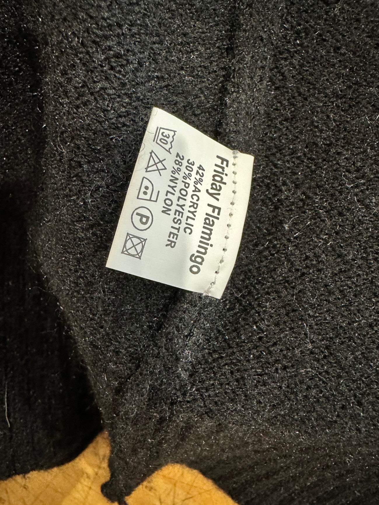 [SALE] Friday Flamingo Coat Extra Large Black