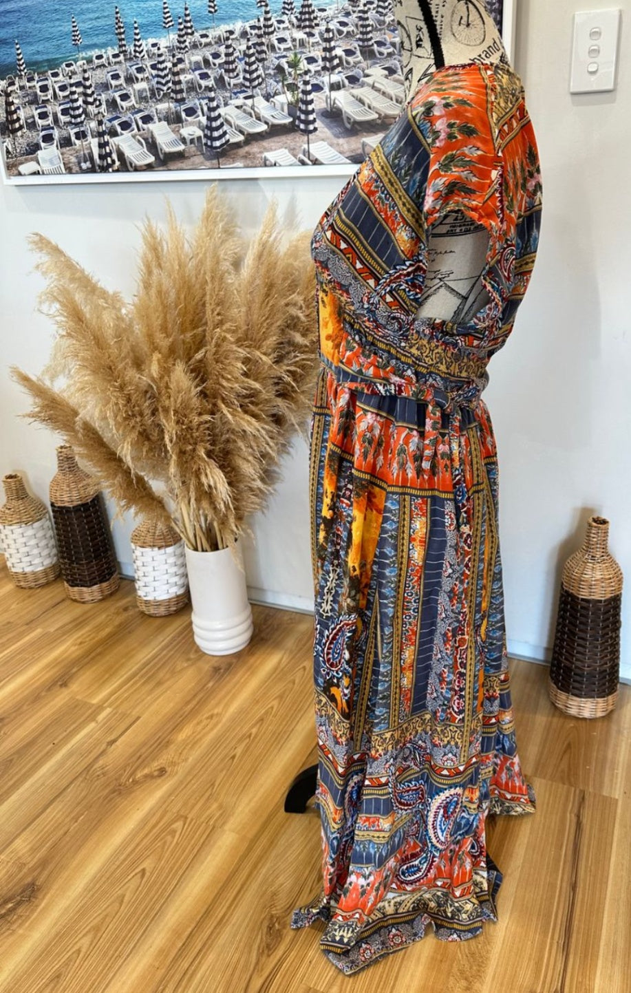 [SALE] Jaase Dress - Extra Small - Autumn Colours 