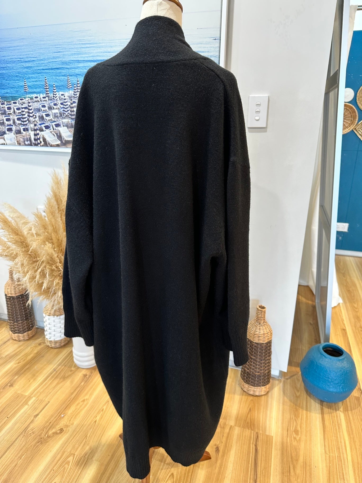 [SALE] Friday Flamingo Coat Extra Large Black