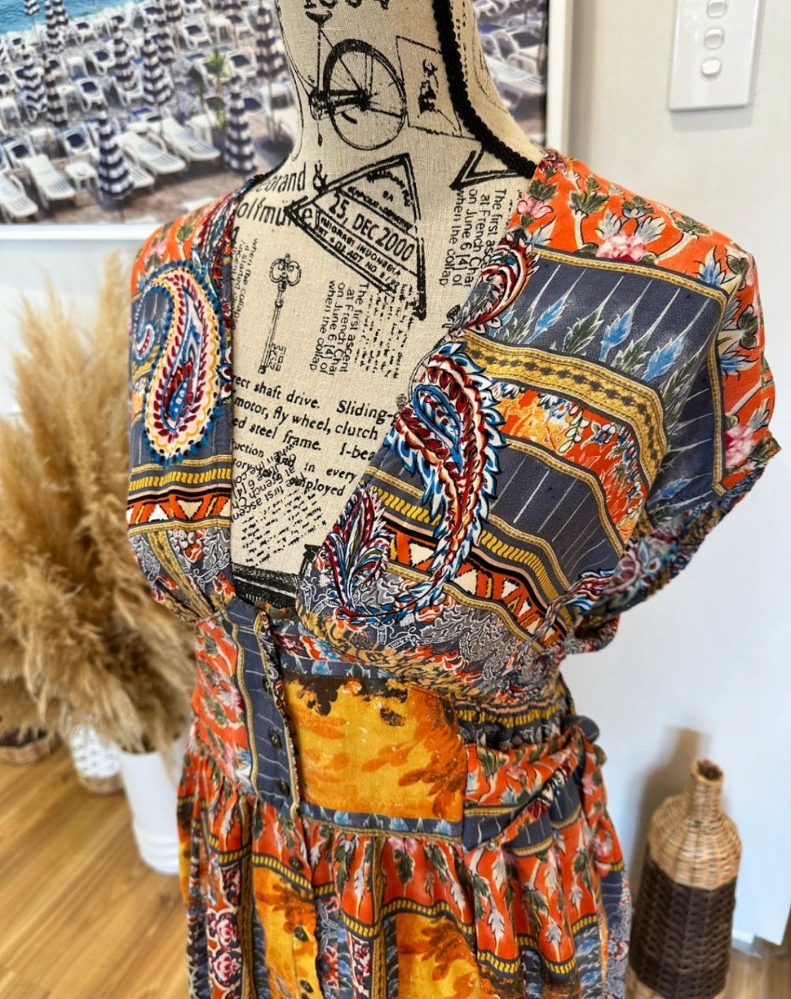 [SALE] Jaase Dress - Extra Small - Autumn Colours 