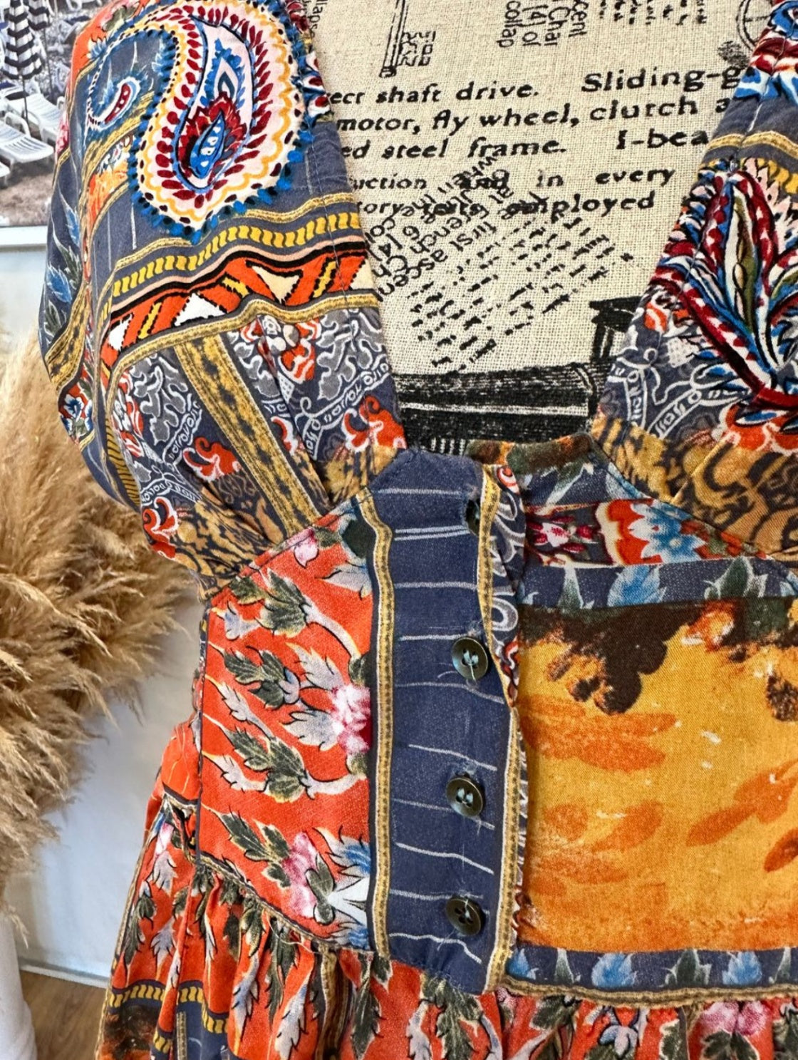 [SALE] Jaase Dress - Extra Small - Autumn Colours 