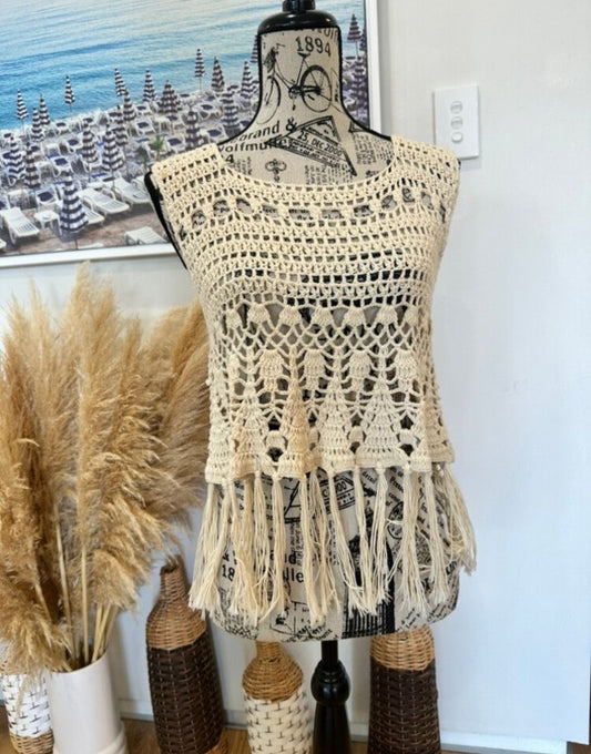 Crochet Inspired - Vest - Small