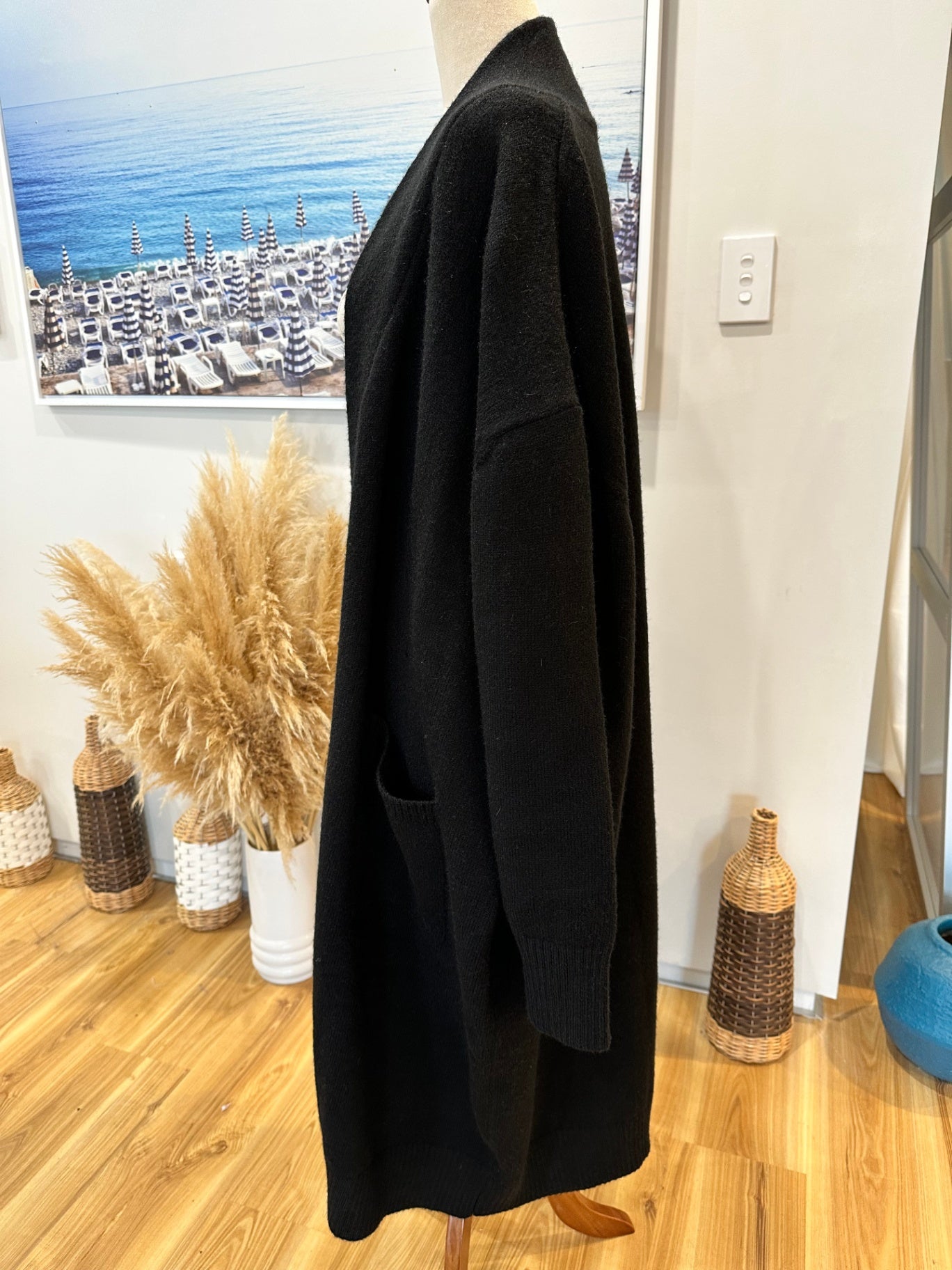 [SALE] Friday Flamingo Coat Extra Large Black