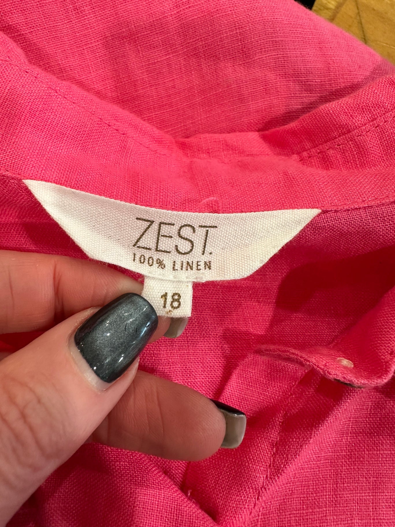 [SALE] Zest Shirt 18 100% linen