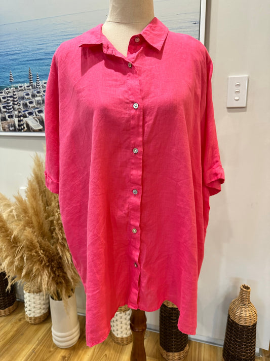 [SALE] Zest Shirt 18 100% linen