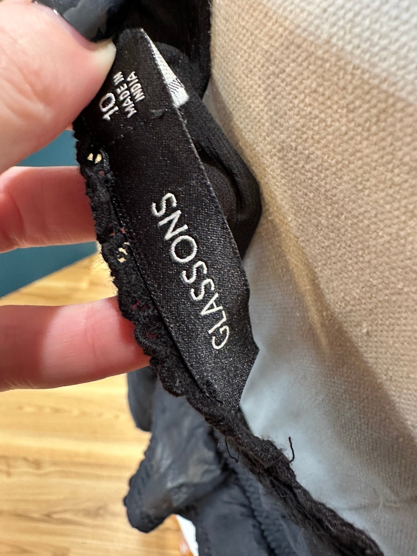 Glassons Blouse 10 Black