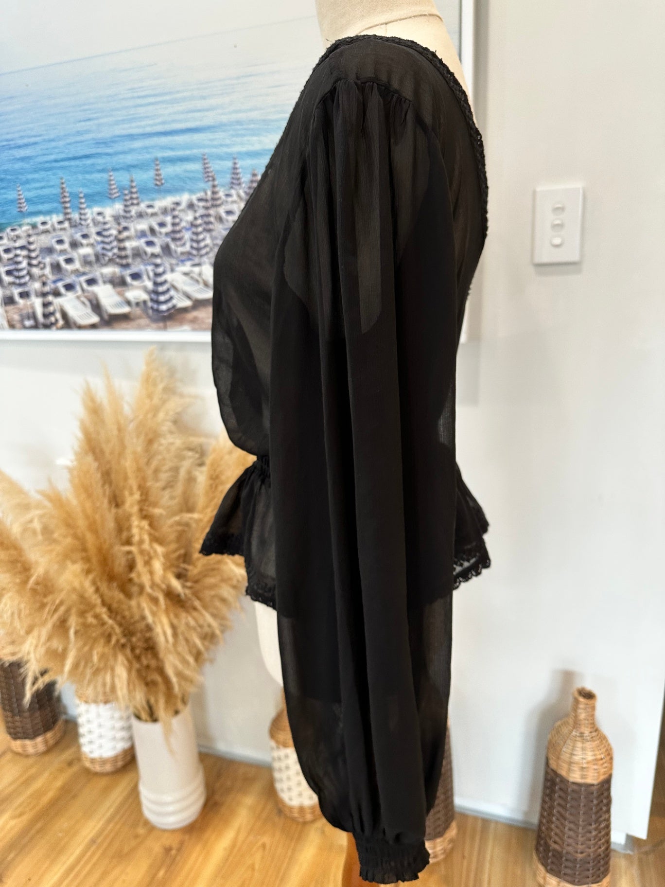 Glassons Blouse 10 Black