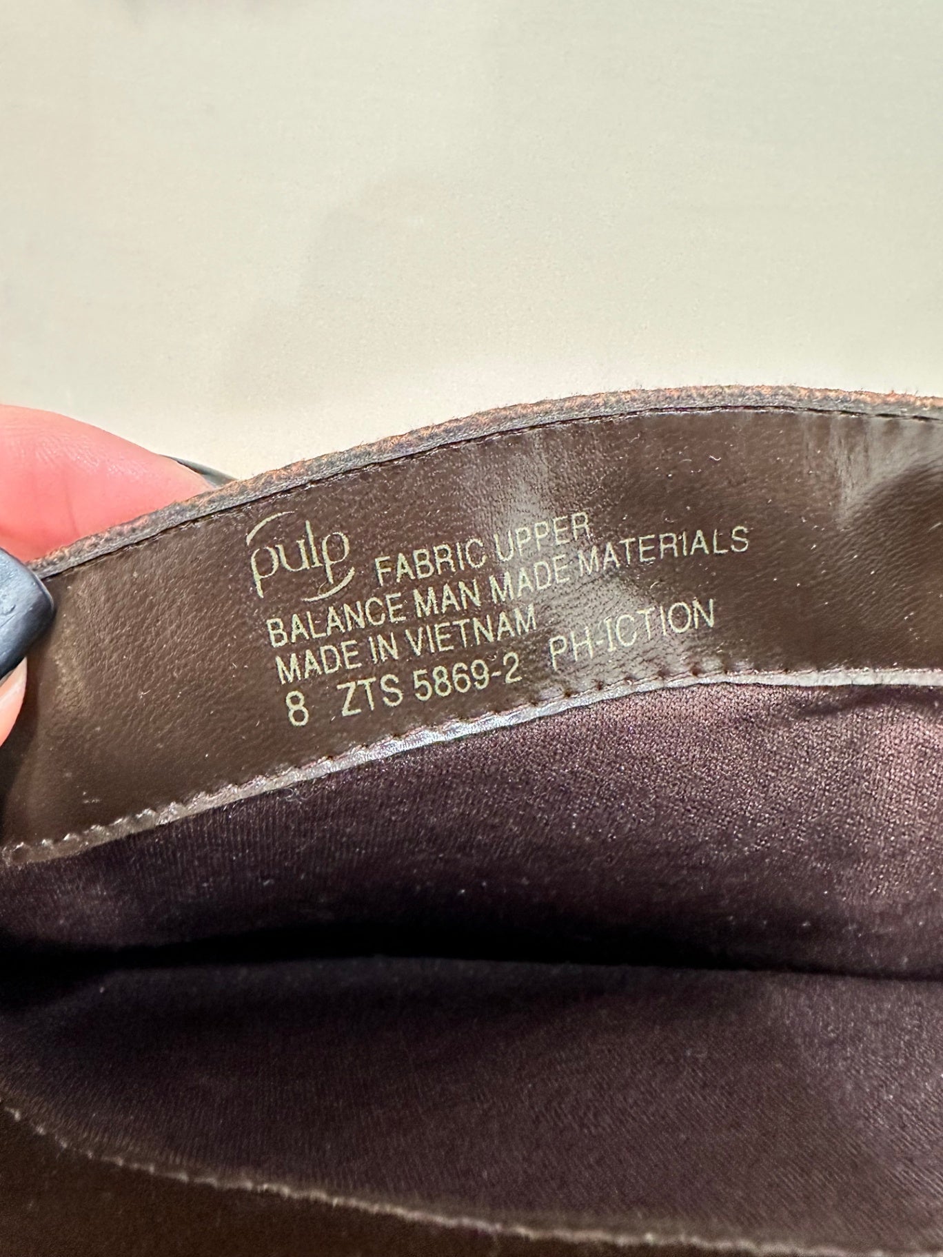 [SALE] Pulp Boots - Size 8 - Brown