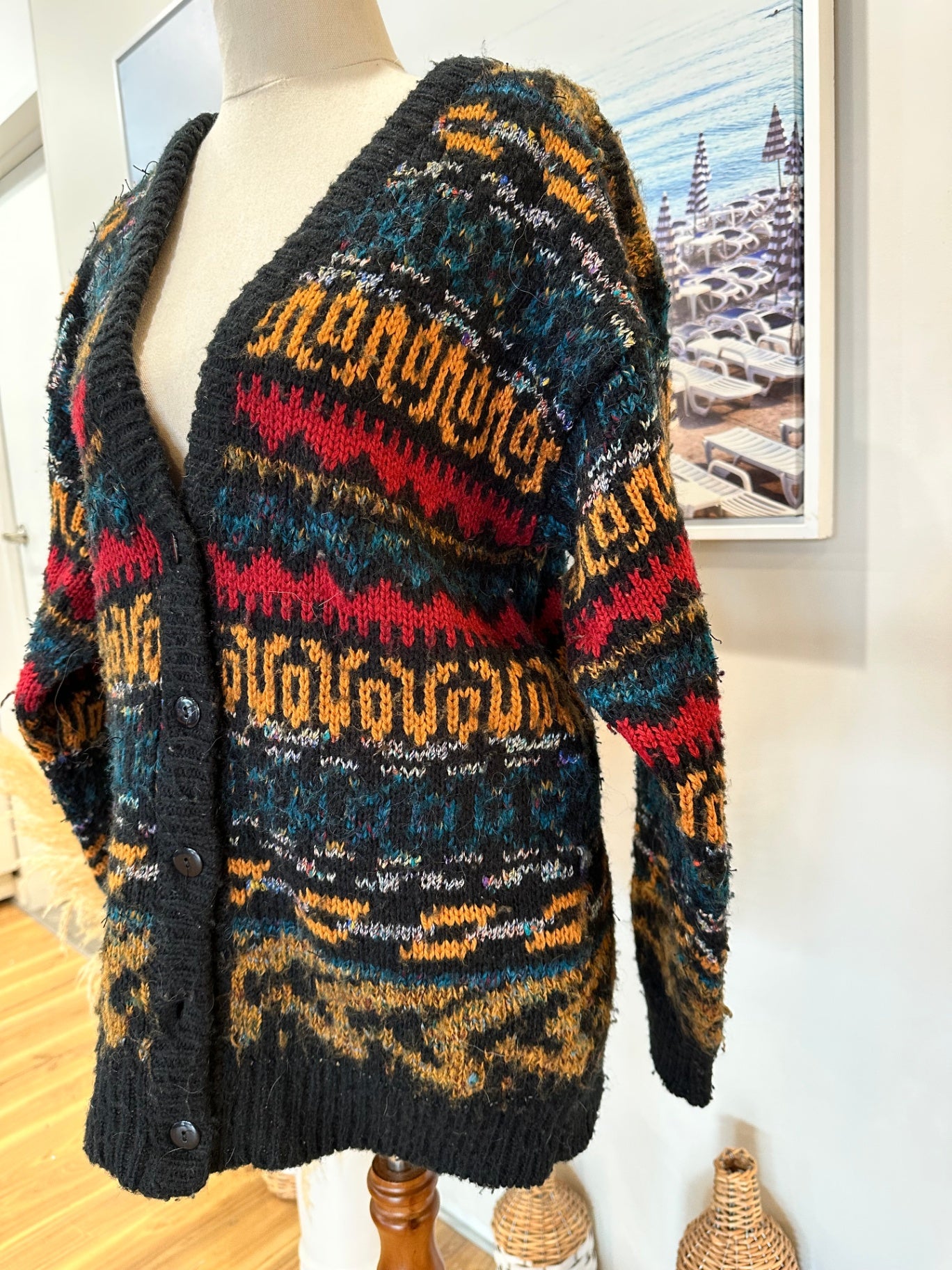 [SALE] Vintage 90's Espirit Sport - Cardigan - Medium