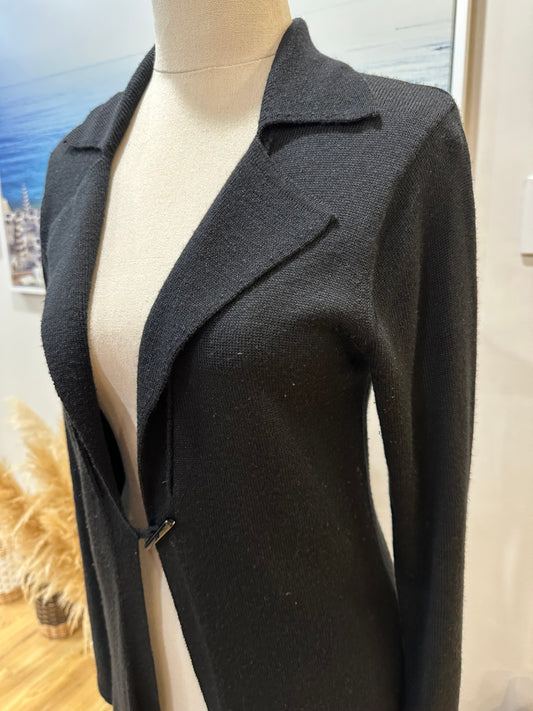 [SALE] Sable & Minx Cardigan 12 Black - 30% wool