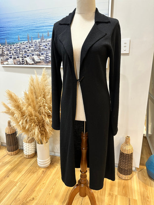 [SALE] Sable & Minx Cardigan 12 Black - 30% wool