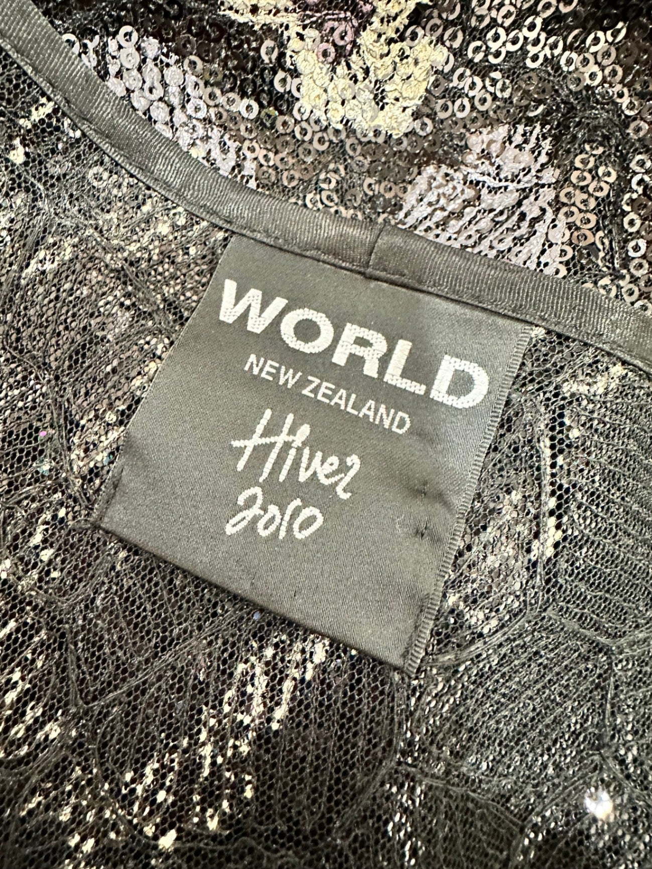 World- Sequin Blouse - Small