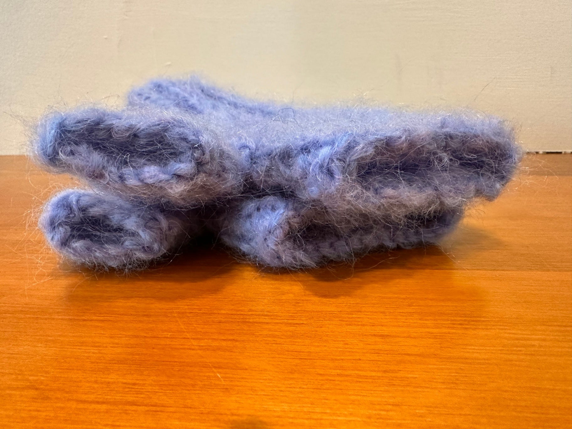 Made in New Brighton Mittens Pale Blue
