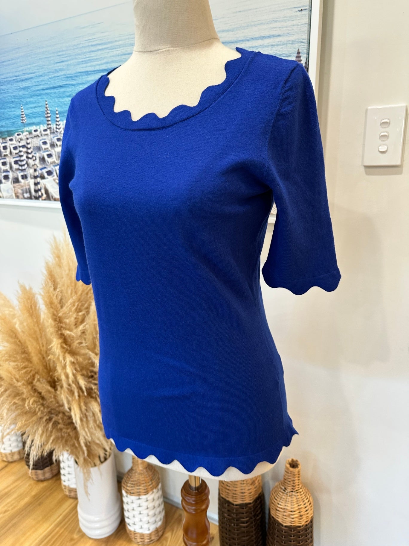 [SALE] Jacqui-E - Top - Extra Small - Blue