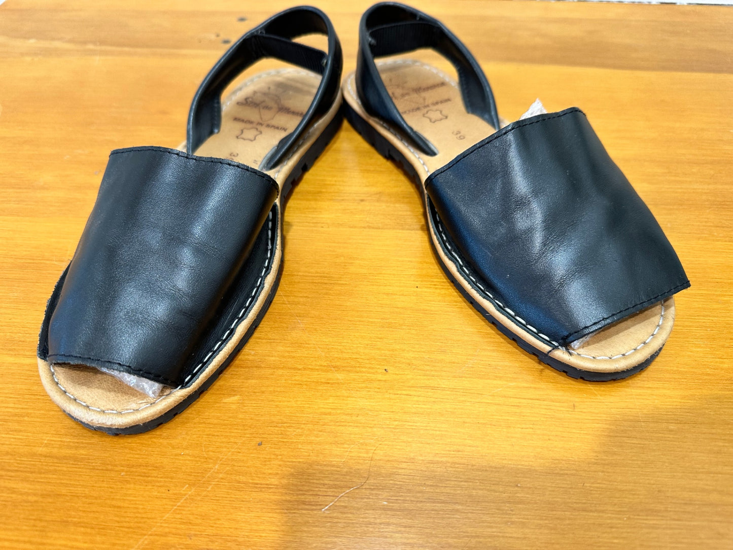 [SALE] Sol de Menorca - Avarcas Sandals - size 39 Black