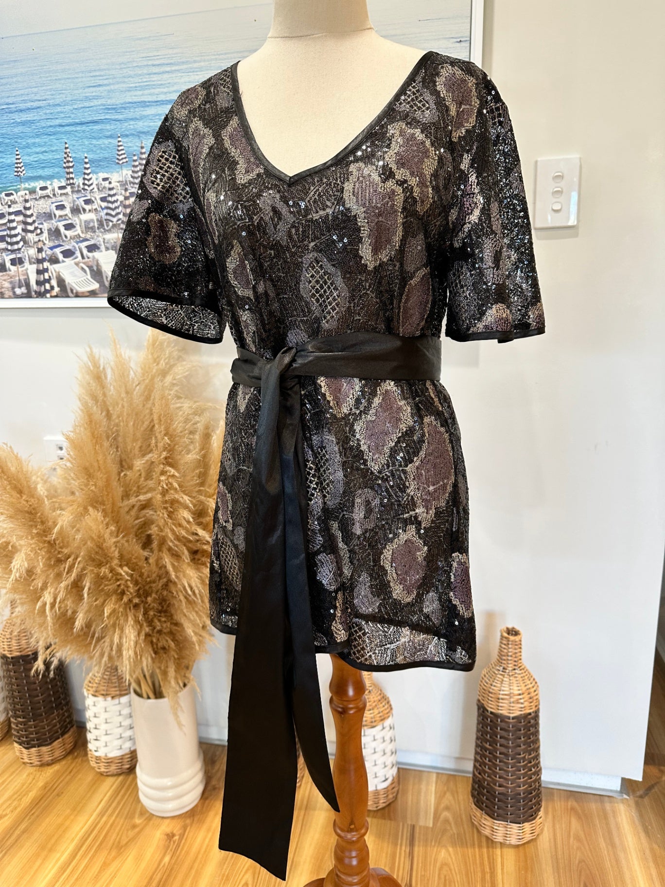 World- Sequin Blouse - Small