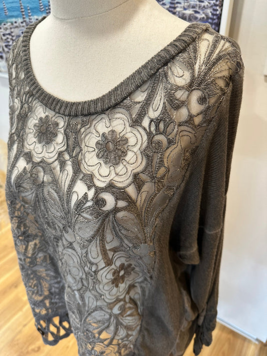 [SALE] Made in Italy Top Small / Medium Grey