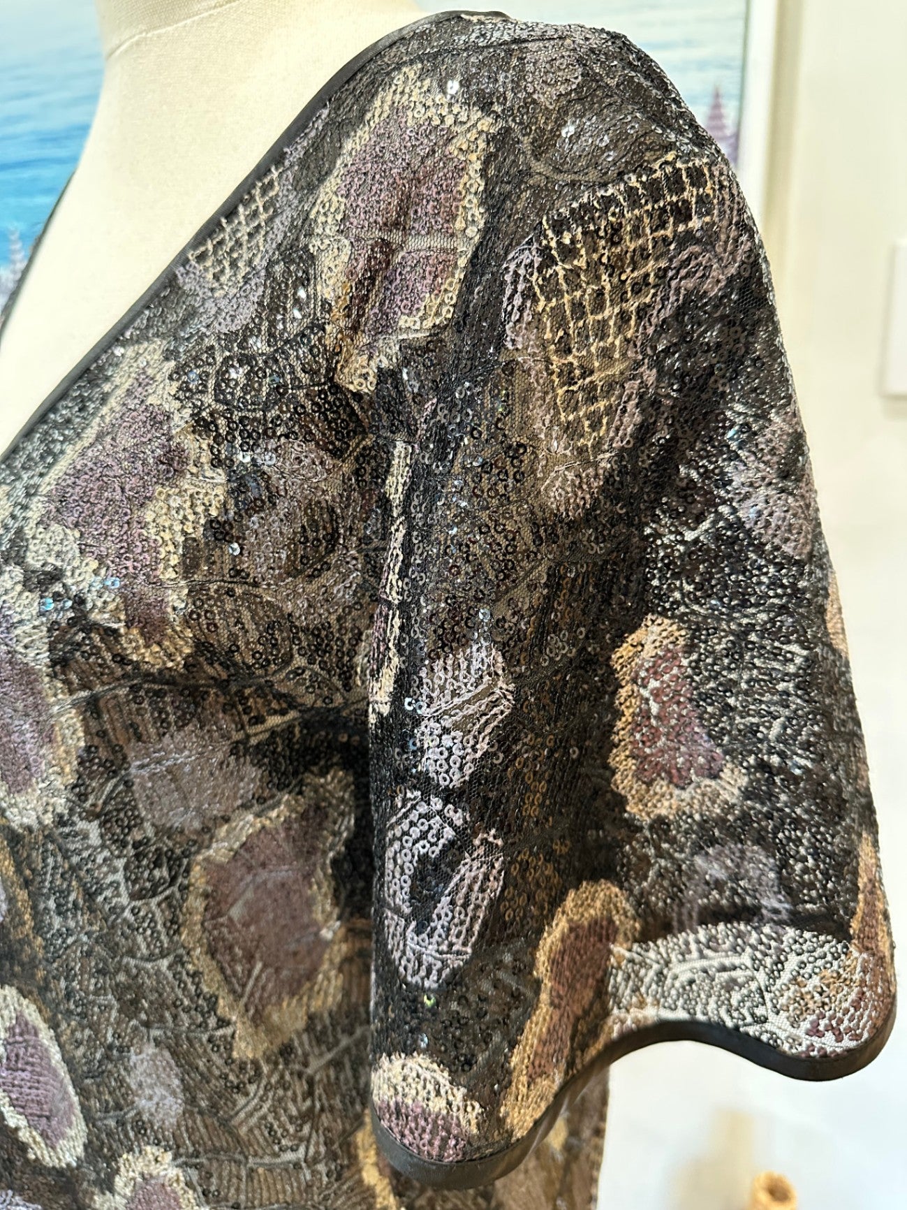 World- Sequin Blouse - Small