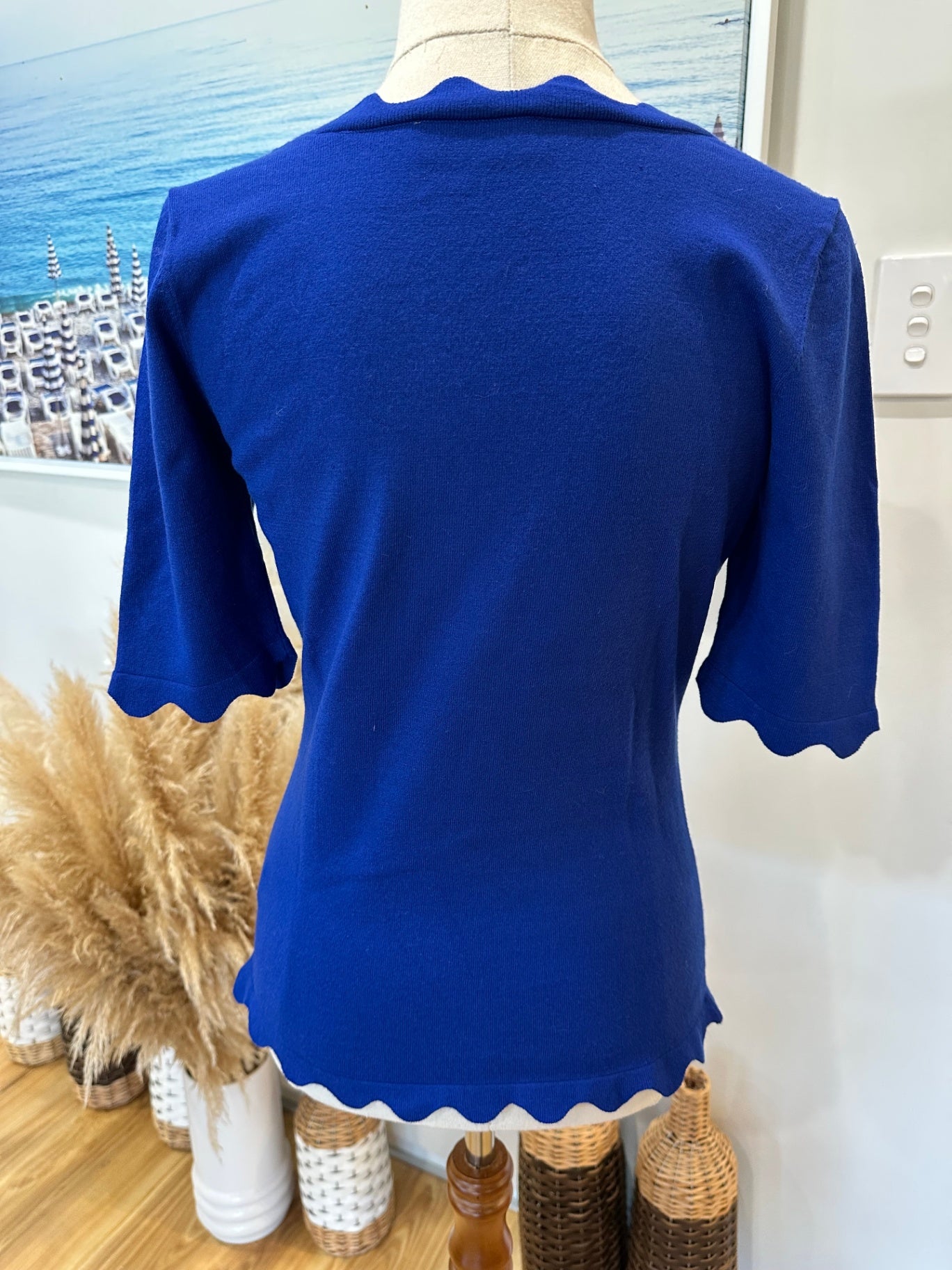 [SALE] Jacqui-E - Top - Extra Small - Blue