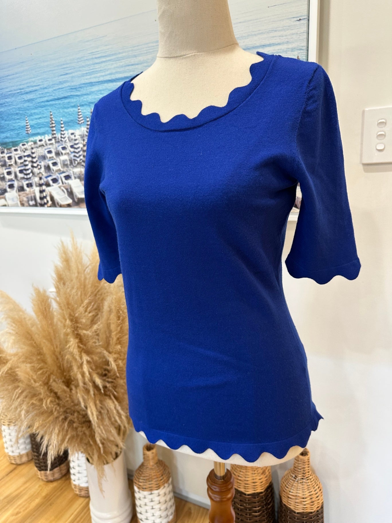 [SALE] Jacqui-E - Top - Extra Small - Blue