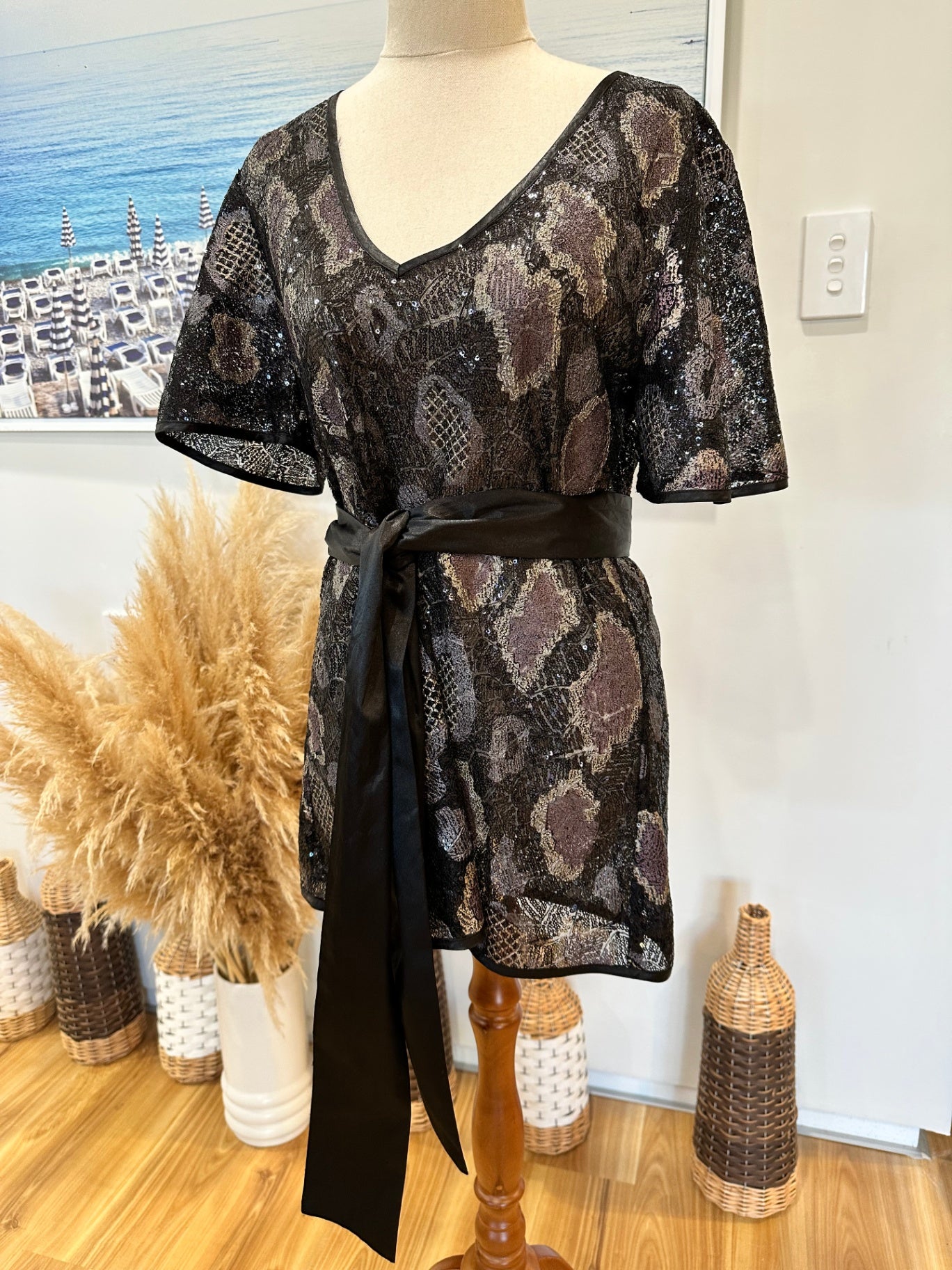 World- Sequin Blouse - Small