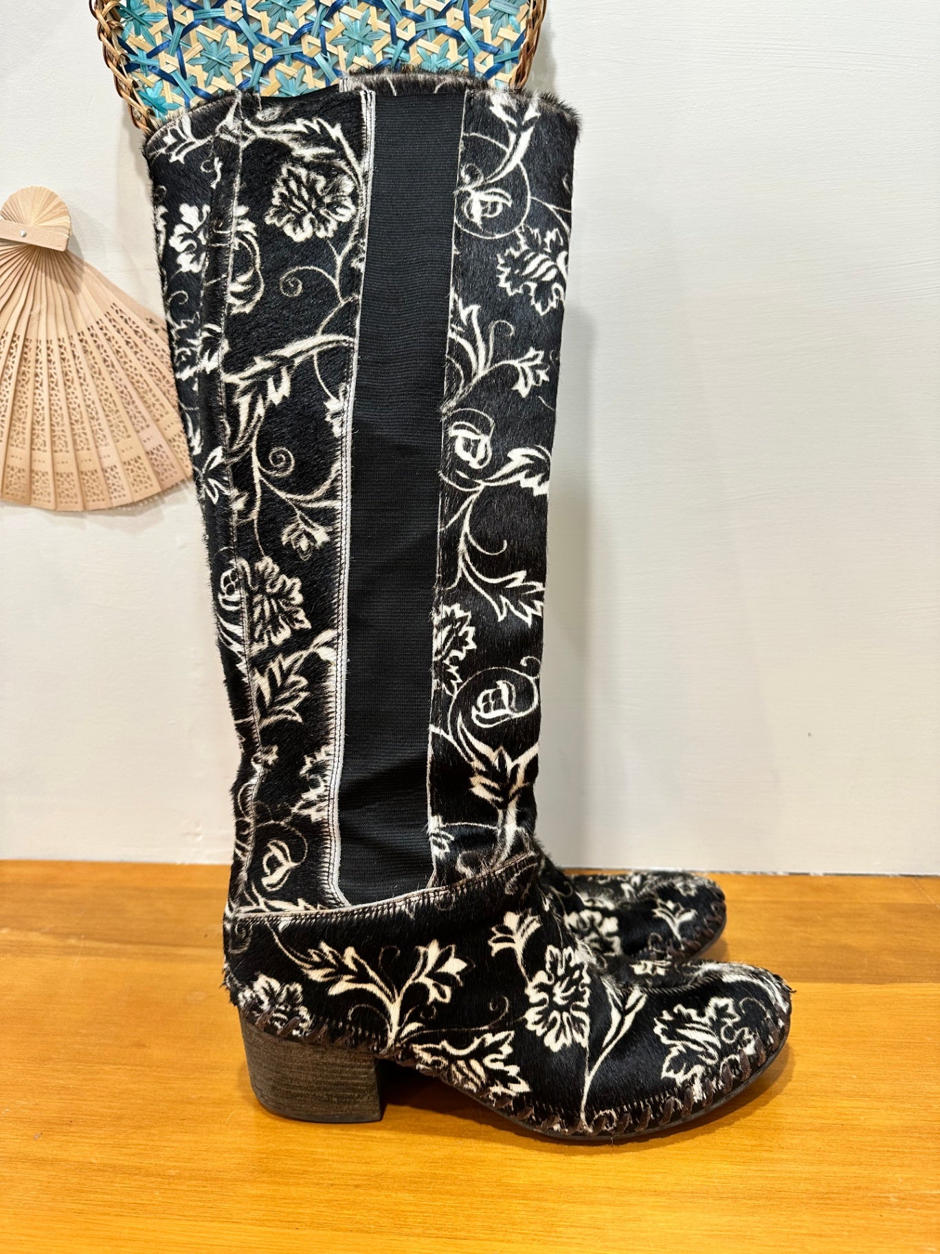 Knee High - Cow Hide - Boots - 40 