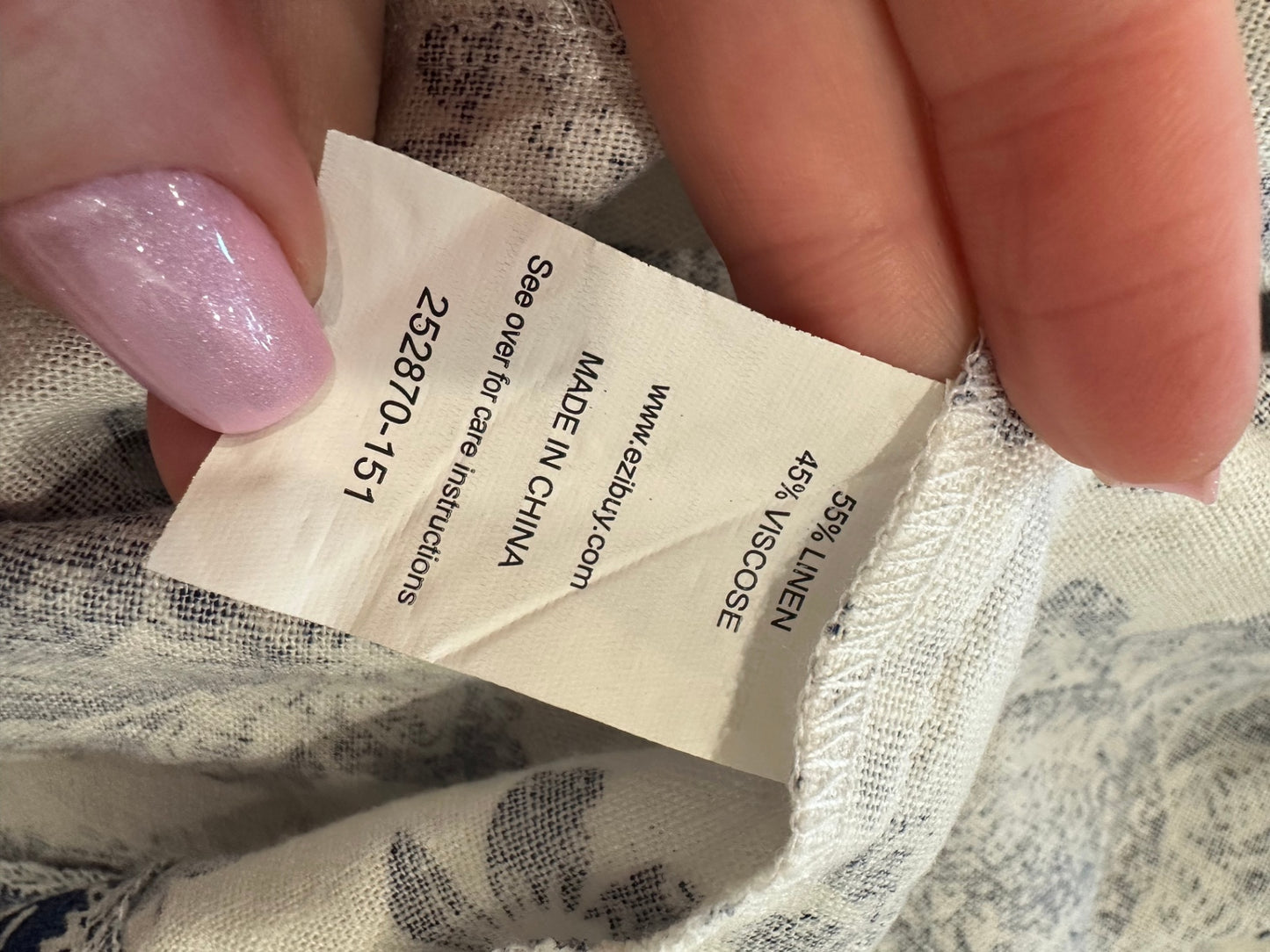 Kaleidoscopy by Ezibuy Dress Medium / Large - 55% linen