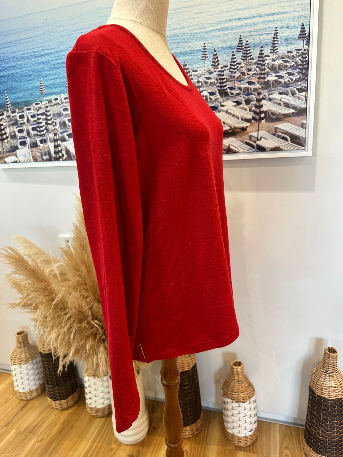 [SALE] ReVue Top 14 Red Merino