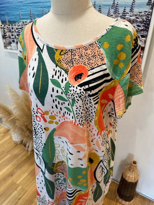 [SALE] Marco Polo Dress Large Multicolour