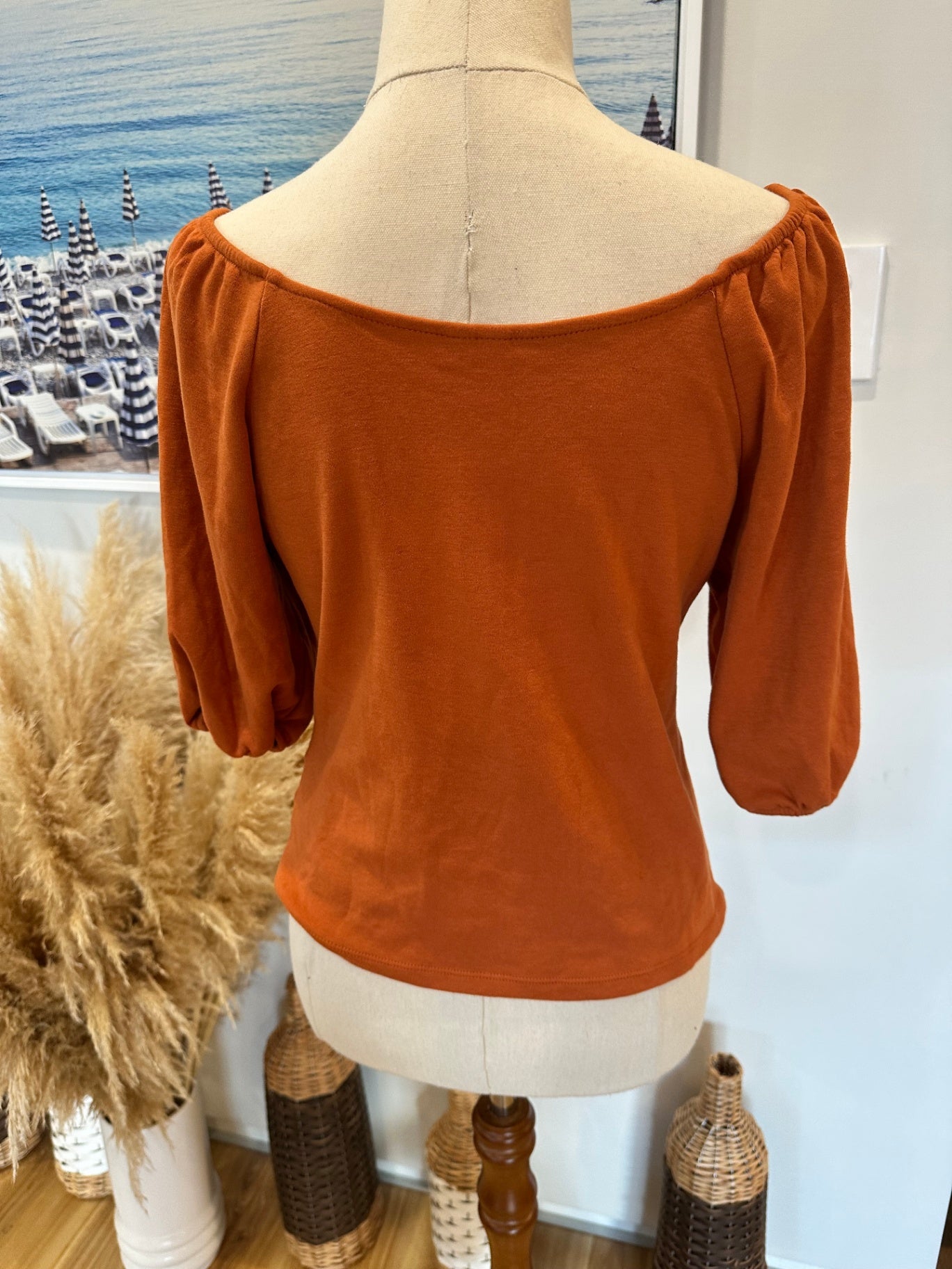 Princess Highway Top 10 Rust Orange