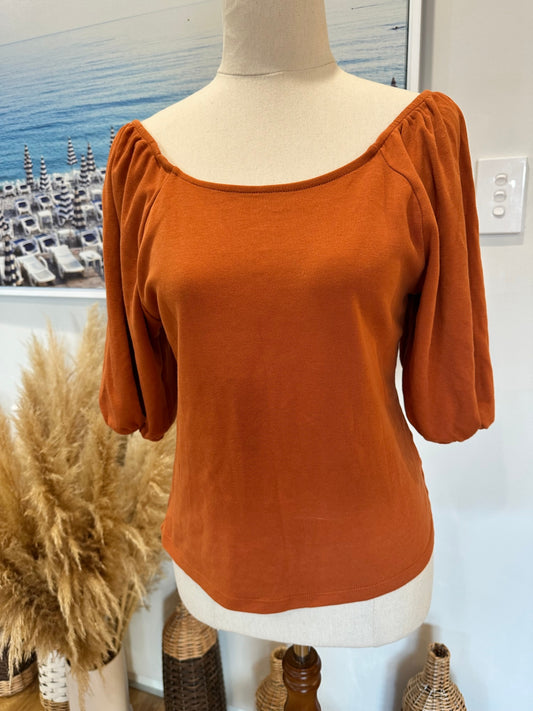 Princess Highway Top 10 Rust Orange