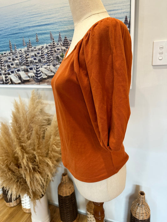 Princess Highway Top 10 Rust Orange