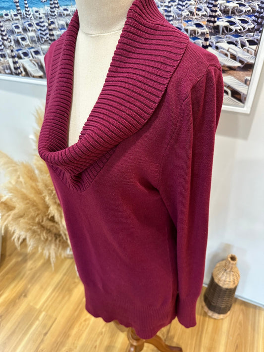 [SALE] Y2K era - Glassons - 10 - Cowl neck, longline top